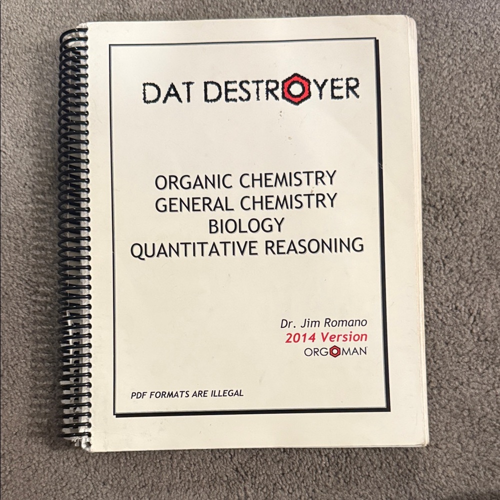 2014 DAT Destroyer Study Guide
